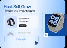 Ecommerce store product layout preview